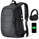 Travel Laptop Backpack Water Resistant Anti-Theft Bag with USB Charging Port and Lock 14/15.6 Inch Computer Business Backpacks for Women Men College School Student Gift,Bookbag Casual Hiking Daypack