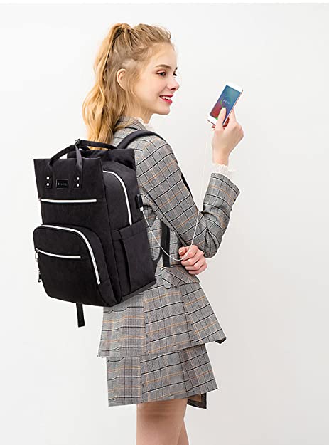 USB charge port backpack