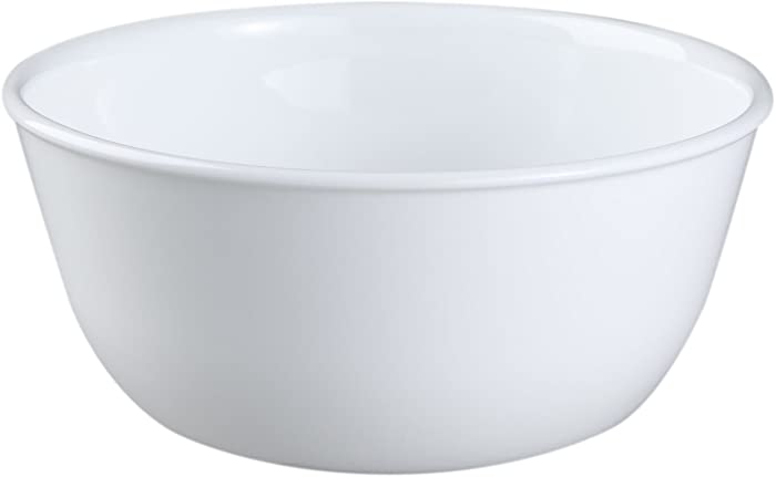 Corelle Coordinates Wh Corelle Livingware Super Soup/Cereal Bowl, 28 oz, Winter Frost White, Set of 3