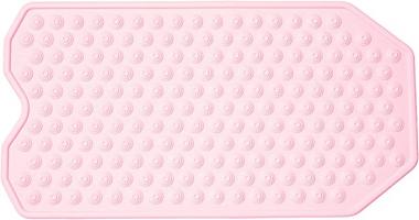 The Original Refinished Bathtub Mat - No Suction Cup Bath Mat, Designed for Textured and Refinished Bathtubs Made of Rubber Not Cheap Plastic, Great for Children and Elderly (Pink)