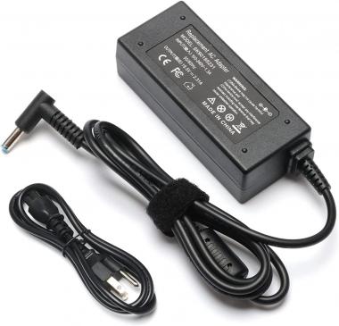 45W 19.5V 2.31A Laptop AC Adapter Charger for HP Pavilion 11 13 15 X360 M3 elitebook Folio 1040 G1 G2 G3 touchsmart 11 13 15 15-f009wm 15-f024wm Spectre ultrabook 13 Stream 13 11 14 with Power Cord