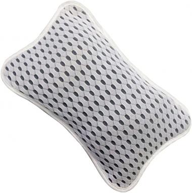 HEALLILY Bath Pillow for Bathtub with Suction Cups 3D Mesh Bath Pillows for Tub Supports Neck And Shoulders for Home Spa Bathtub Hot Tub White