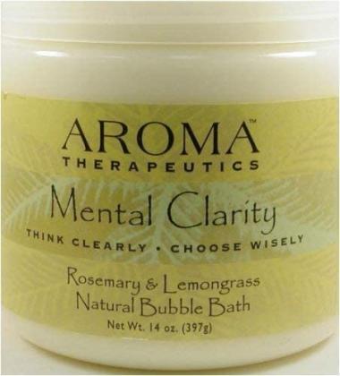 Aroma Therapeutics Mental Clarity Natural Bubble Bath - Rosemary & Lemongrass