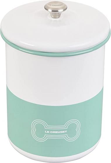 Le Creuset Enamel On Steel Stainless Steel Knob, 4.25qt, Light Green Treat Jar, 4.25 Qt