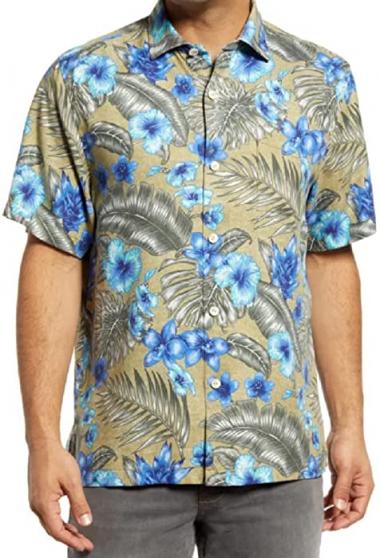 Tommy Bahama King Island Floral Silk Camp Shirt