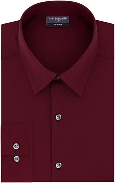 Van Heusen Men's Dress Shirt Slim Fit Flex 3