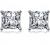 GULICX Silver Tone 7mm Square CZ Party Pierced Earrings Studs Purple Unisex