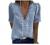 Womens Summer Long Sleeve V Neck Chiffon T Shirts Vintage Lace Pom Pom Blouses Office Work Tops Casual Flowy Tunics