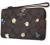 COACH WOMENS Corner Zip Wristlet In Canvas Leather