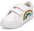 K KomForme Toddler Boys & Girls Shoes Kids Canvas Sneakers with Cartoon Dual Hook and Loops