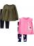 Simple Joys by Carter's Toddler Girls' 4-Piece Long-Sleeve Shirts and Pants Playwear Set