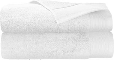 Luxury 100% Cotton Bath Sheets - Extra Large Size, Very Soft & Fluffy, Quick Dry & Highly Absorbent, 2 Piece Hotel Quality Bathroom Towel, Ideal for Tall/Big Body Types, White - 33" x 70"