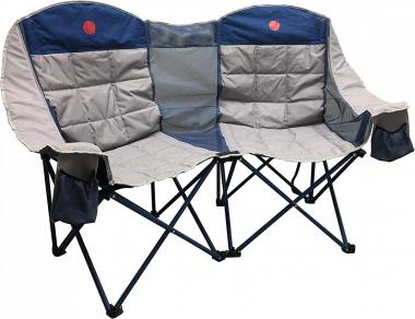 OmniCore Designs MoonPhase Home-Away LoveSeat Heavy Duty Oversized Folding Double Camp Chair Collection (Single, Double, Triple) (Double Loveseat)