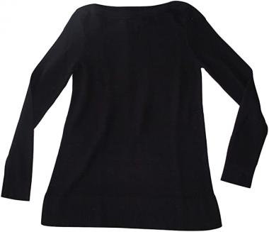 Ann Taylor Factory Women's Boatneck Tunic Sweater (Small) Black 479413