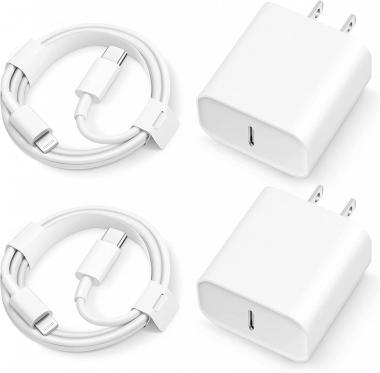 iPhone 11 12 13 14 Super Fast Charger cargador【Apple MFi Certified】 20W Rapid USB C Wall Charger Block with 6FT Fast Charging Cable Compatible with iPhone 14/13/12/11 Pro Max,14 Plus,Mini,Pro/XR/iPad