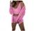 Womens Sexy 3 Piece Outfits Fuzzy Fleece Open Front Hooded Cardigan Coats Crop Tank Top & Shorts Pajama Set Loungewear