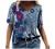 Summer Tops for Women Short Sleeve T Shirts Casual V-Neck Tie Dye Abstract Printed Tee T-Shirts Tunic Loose Blouses