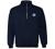 ALLNTRENDS Adult Zip Collar Sweatshirt USCG Embroidered Coast Guard Top America