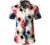 JOGAL Women's Floral Blouse Casual Button Down Short Sleeve Aloha Hawaiian Shirt