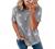 Biucly Womens Short Sleeve Crewneck Shirts Loose Casual Tee T-Shirt