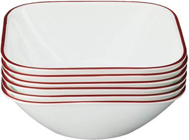 Corelle Square Splendor 22-Ounce Bowl Set (6-Piece)