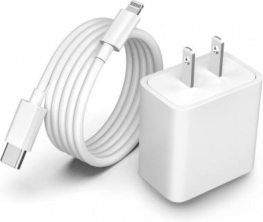 iPhone Fast Charger Cable【Apple MFi Certified】20W PD USB C Wall Charger Type C Power Adapter Lightning Cable Fasting Charging Plug Compatible with iPhone 12/12 Pro/11/XS/Max/XR/X/8 Plus/SE 2020, iPad