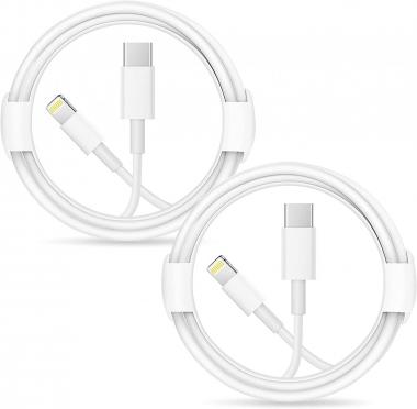 iPhone Fast Charger Lightning Cable [Apple MFi Certified] 2-Pack USB-C to Lightning Cable (6.6Ft) Fast Charging Compatible with iPhone14/14 Plus/14 Pro/14 Pro Max/13/13pro/12/12 Pro/12 Pro Max/11/iPad