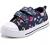 K KomForme Toddler Boys & Girls Shoes Kids Canvas Sneakers with Cartoon Dual Hook and Loops