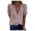 Womens Summer Long Sleeve V Neck Chiffon T Shirts Vintage Lace Pom Pom Blouses Office Work Tops Casual Flowy Tunics