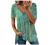 Women V-Neck Short Sleeve Lace Blouses Sexy Cutout Zip Up Cold Shoulder Tee Tops T-Shirts Summer Plus Size Flowy Tunic