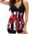 YALFJV Tankini Bathing Suits for Women Color Block Printed Tummy Control Swimsuits with Boy Shorts Two Piece Modest Swimwear