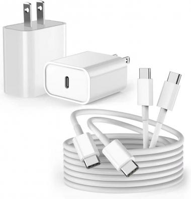 iPad Pro Charger,【2-Pack】10 FT Extra Long [Apple MFi Certified] USB C to C Charging Cable with 20W USB C Fast Wall Charger for iPad Mini6,iPad Air 5th/4th,iPad Pro 12.9,iPad Pro 11 inch 2021/2020/2018