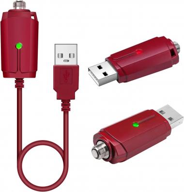 Bersiler Interface USB Charger Cable Thread Wireless 2 PCS and Wire 1 PCS - Overcharge Power Protection with LED Indicator