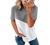 Biucly Womens Short Sleeve Crewneck Shirts Loose Casual Tee T-Shirt