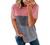 Biucly Womens Short Sleeve Crewneck Shirts Loose Casual Tee T-Shirt