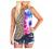 Halter Tank Tops for Women Fashion 2022 Summer Tops Sleeveless Shirts Striped Ombre Cutout Camis Blouse Casual T-Shirt