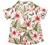 Allegra K Women's Hawaiian Shirts Leaves Printed Short Sleeve Tropical Button Down Shirt