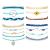 Summer Surfer Ankle Bracelets for Women Cute Aesthetic Bracelets Waterproof Handmade Friendship Bracelet Ocean Wave String Bracelets Adjustable Anklet Bracelets Set Preppy Jewelry for Teen Girls