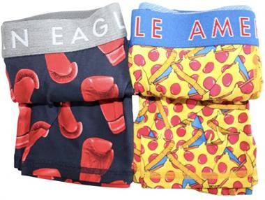 American Eagle AEO Men's 2-Pair 6" Boxer Briefs AE Mens XL Extra Large X-Large Underwear 2 Pack