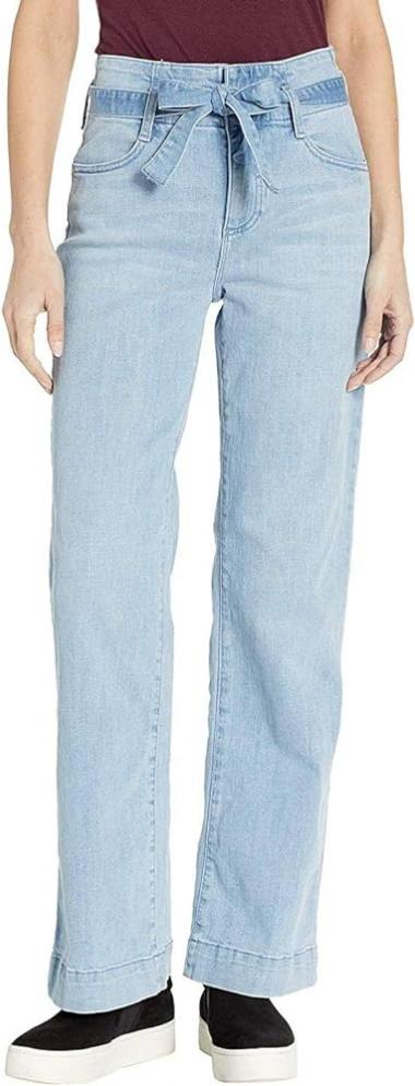 Vince Camuto Tie Waist Wide Leg Jeans