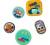 Crocs Jibbitz 5-Pack Travel Shoe Charms | Jibbitz for Crocs