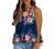 Womens Summer Tops 2022 High Neck Summer Boho Floral Halter Tank Tops Babydoll Ruffled Flowy Sleeveless Shirts Blouses