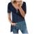 Smooto Womens Summer Tops Zipper V-Neck Short Sleeve Tank Tops Casual Print T-shirt Women Sumemr Blouses