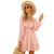 EXLURA Women Tie Back Long Lantern Sleeve Square Neck Ruffle Dress Elastic Waist Aline Casual Mini Dress