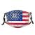 Urstzos Cool Military Coast Guard Face Mask Reusable, Dust Balaclava Face Mask Washable with Filters for Women Men Adult