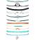 Summer Surfer Ankle Bracelets for Women Cute Aesthetic Bracelets Waterproof Handmade Friendship Bracelet Ocean Wave String Bracelets Adjustable Anklet Bracelets Set Preppy Jewelry for Teen Girls