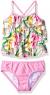 Tommy Bahama Girls' Flounce Ruffle Tankini Two Piece Bikini Set