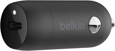 Belkin USB-C Fast Car Charger 20W-Black (iPhone Fast Charger Compatible with iPhone 12 Pro Max/12/12 Pro/ 12 Mini, Samsung Galaxy S20, S20+, S20 Ultra, Note20, Google Pixel and More) (CCA003bt)