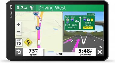 Garmin dezl OTR700, 7-inch GPS Truck Navigator, Easy-to-read Touchscreen Display, Custom Truck Routing and Load-to-dock Guidance, 7 Inch