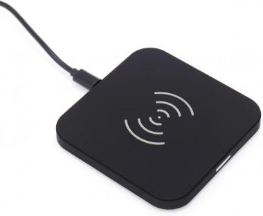 Konnek Stein KONNEK STEIN Wireless Charger, Fast 10W Wireless Charging Pad, Qi-Certified, No AC Adapter, Compatible iPhone 13/12/11/11 Pro Max/XS, Galaxy S20/S10, AirPods 3, Black (TF2005-BK-KS-US)